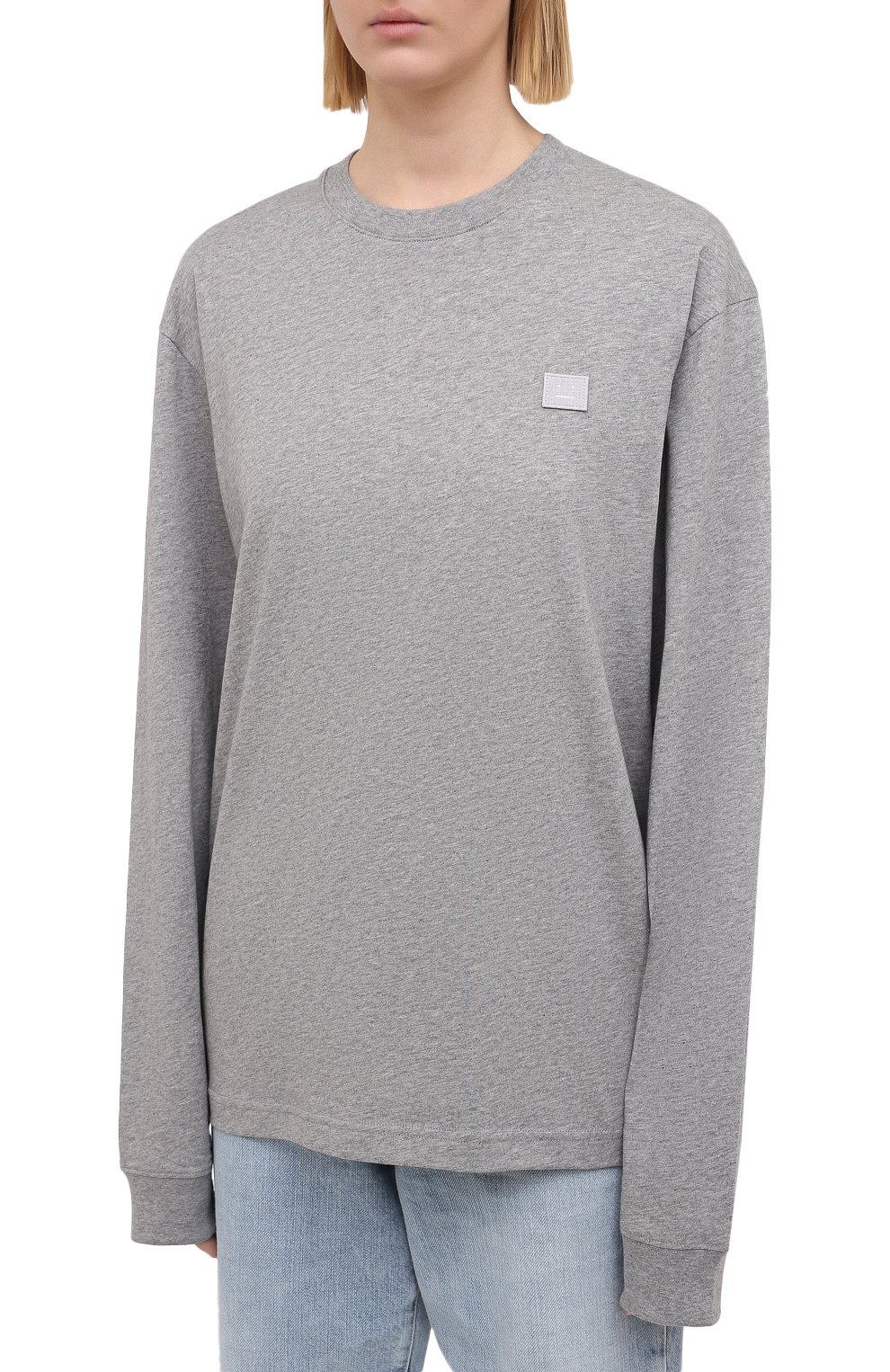Хлопковый лонгслив ACNE STUDIOS, арт. CL0087/W, фото 3