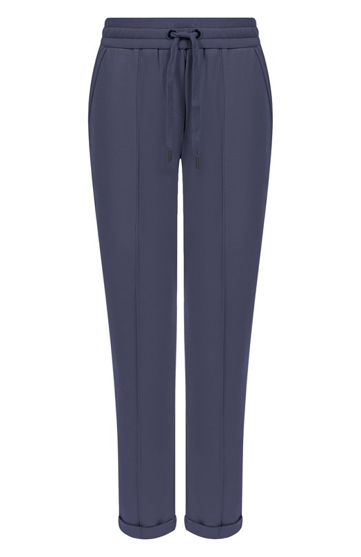 Хлопковые брюки Brunello Cucinelli MH827FB799 Синий MH827FB799