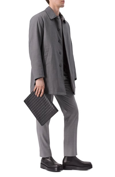 Кожаная папка для документов BOTTEGA VENETA черного цвета по цене 292500 руб., арт. 732638/V2E41, фото 5 Кожаная папка для документов BOTTEGA VENETA, арт. 732638/V2E41, фото 5