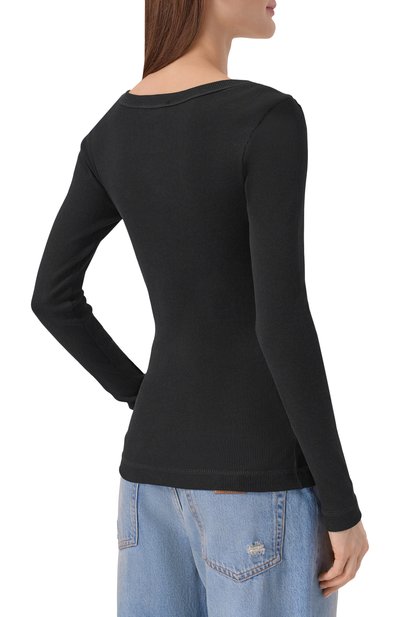 Хлопк овый лонгслив-хенли DOLCE & GABBANA, арт. F8W44T/FU7AV, фото 4