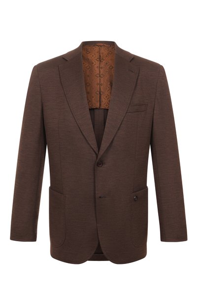 Мужской пиджак из шерсти и шелка STEFANO RICCI, арт. M1RMM22TA0/CM09HA