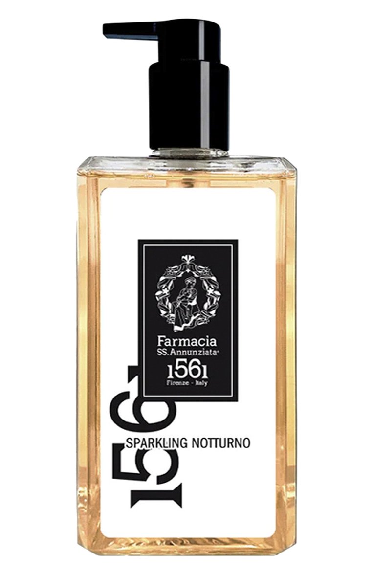Парфюмированный гель для душа sparkling notturno (500ml) FARMACIA.SS ANNUNZIATA 1561 бесцветного цвета, арт. 8032779258575 | Фото 1 (Нос: Не проставлено; Региональные ограничения белый список (Axapta Mercury): Не проставлено; Тип продукта: Гели; Назначение: Для тела; Косметика кросс-кт: Уход У)