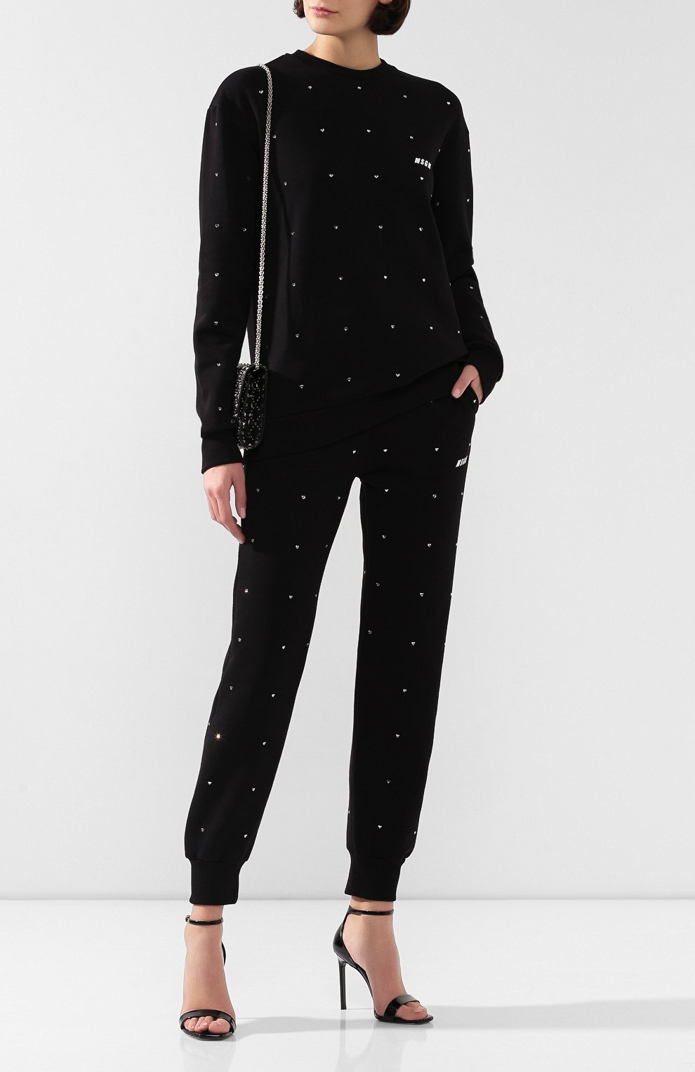 Хлопковый свитшот MSGM, арт. 2742MDM277 195799, фото 2