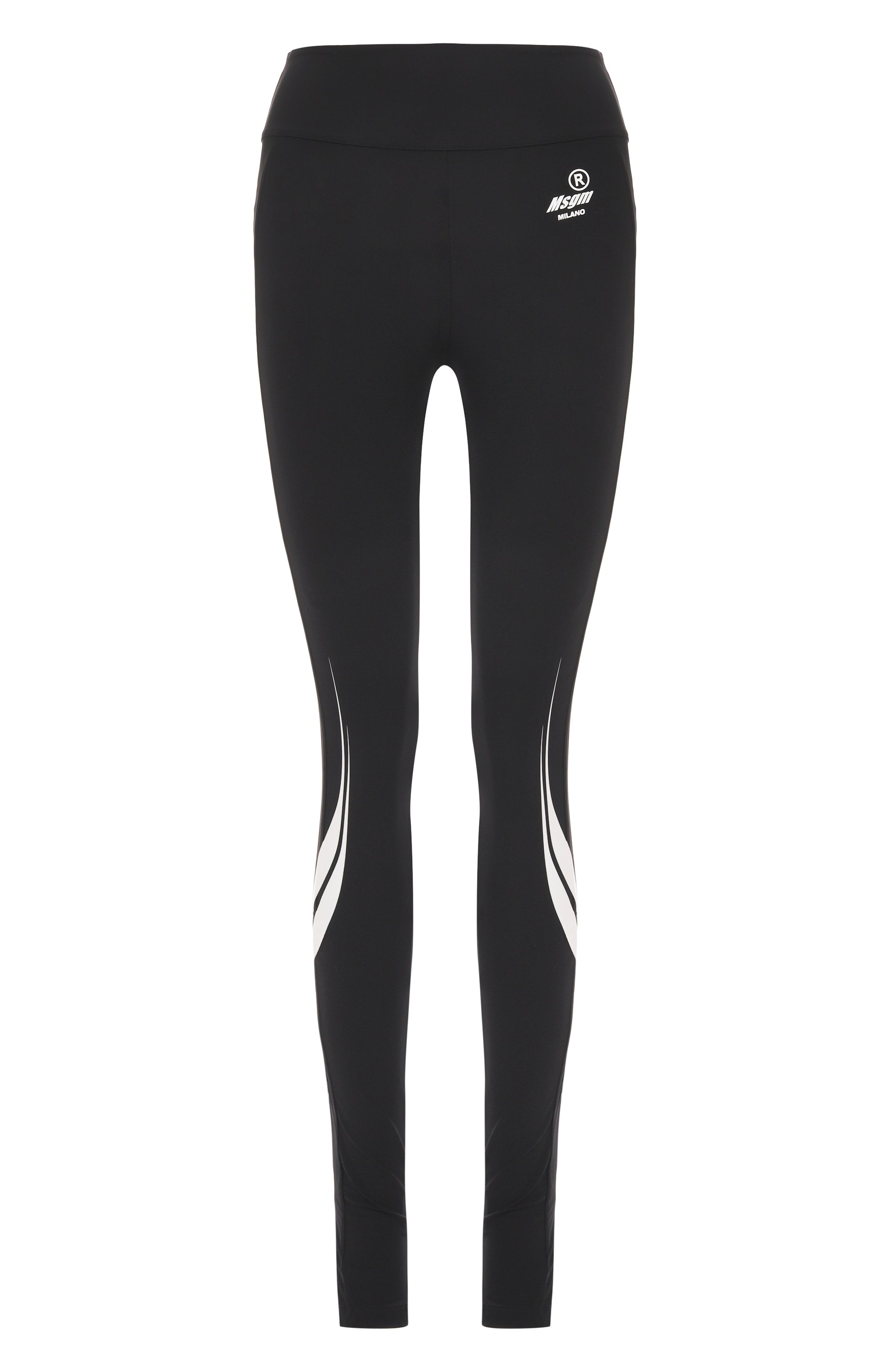 Легинсы MSGM черного цвета по цене 29200 руб., арт. 3942MDP15X/257818, фото 1 Легинсы MSGM, арт. 3942MDP15X/257818, фото 1