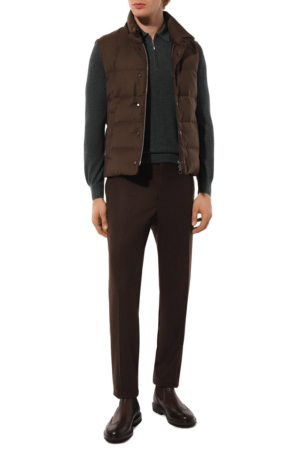 Поло из шерсти и шелка GRAN SASSO, арт. 57137/13115, фото 2