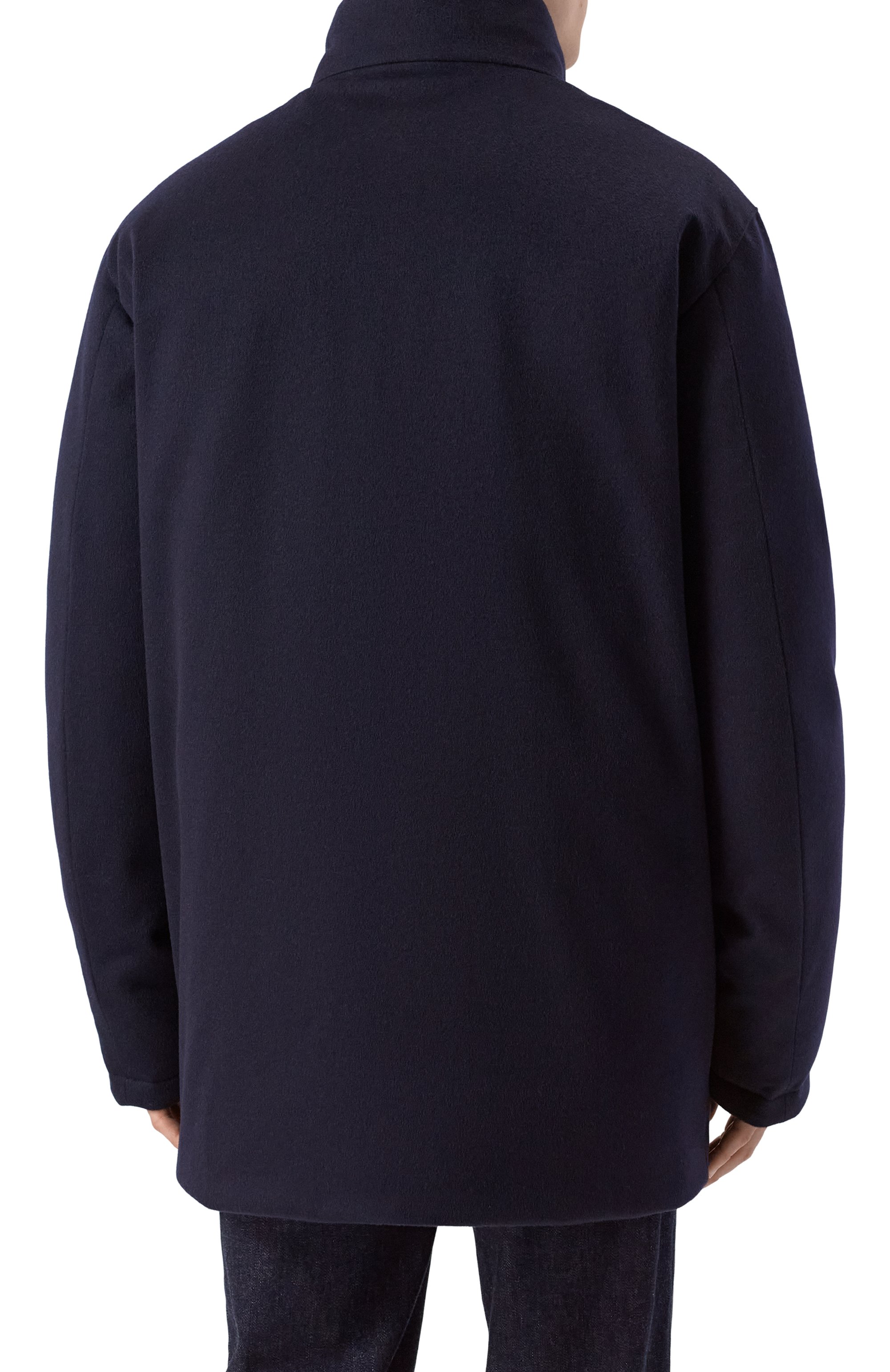 Кашемировая куртка с воротником из норки COLOMBO темно-синего цвета по цене 936500 руб., арт. GC00510/90775-U, фото 4 Кашемировая куртка с воротником из норки COLOMBO, арт. GC00510/90775-U, фото 4