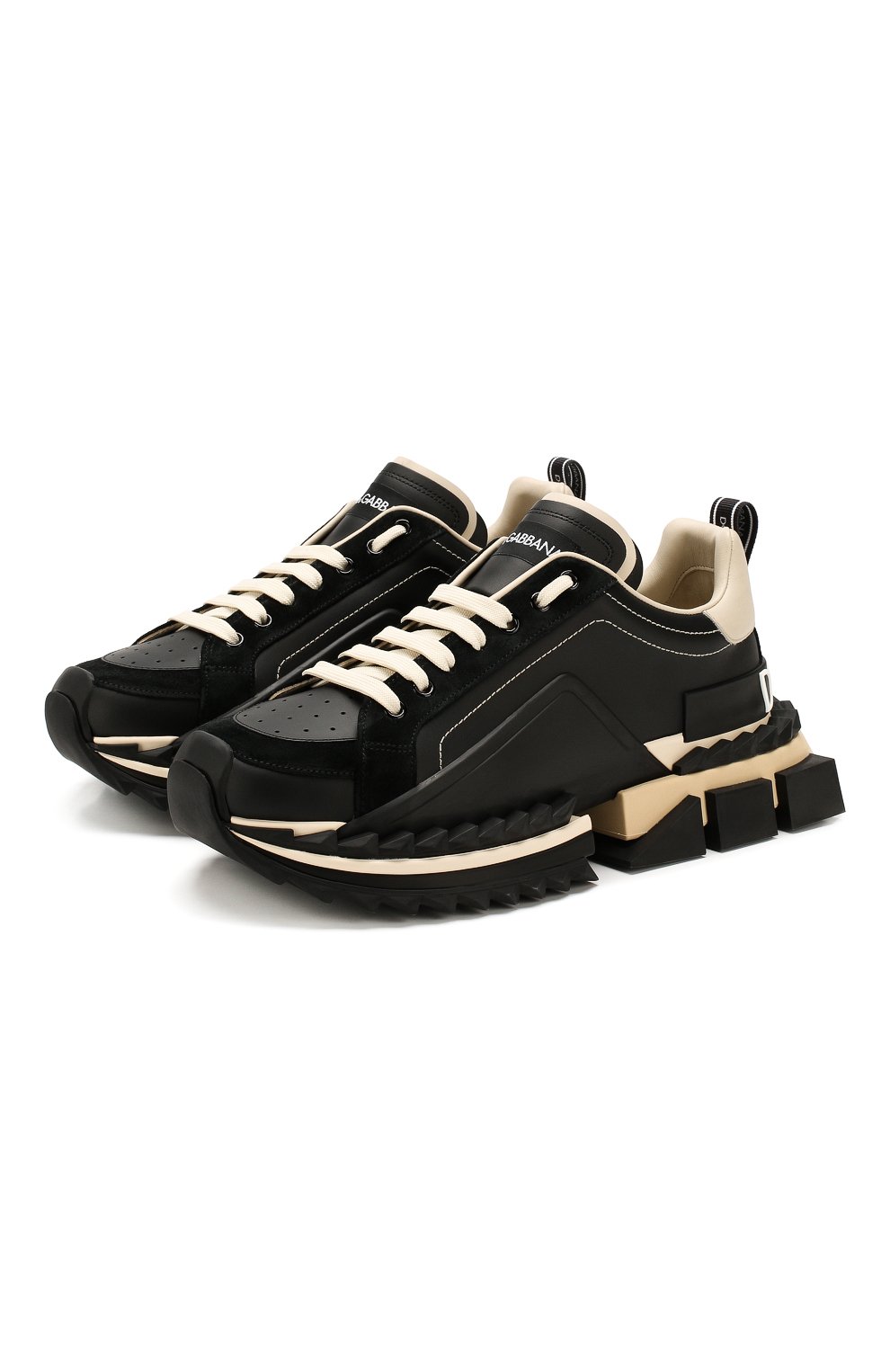 Кожаные кроссовки super king DOLCE & GABBANA, арт. CS1649/AA602, фото 1