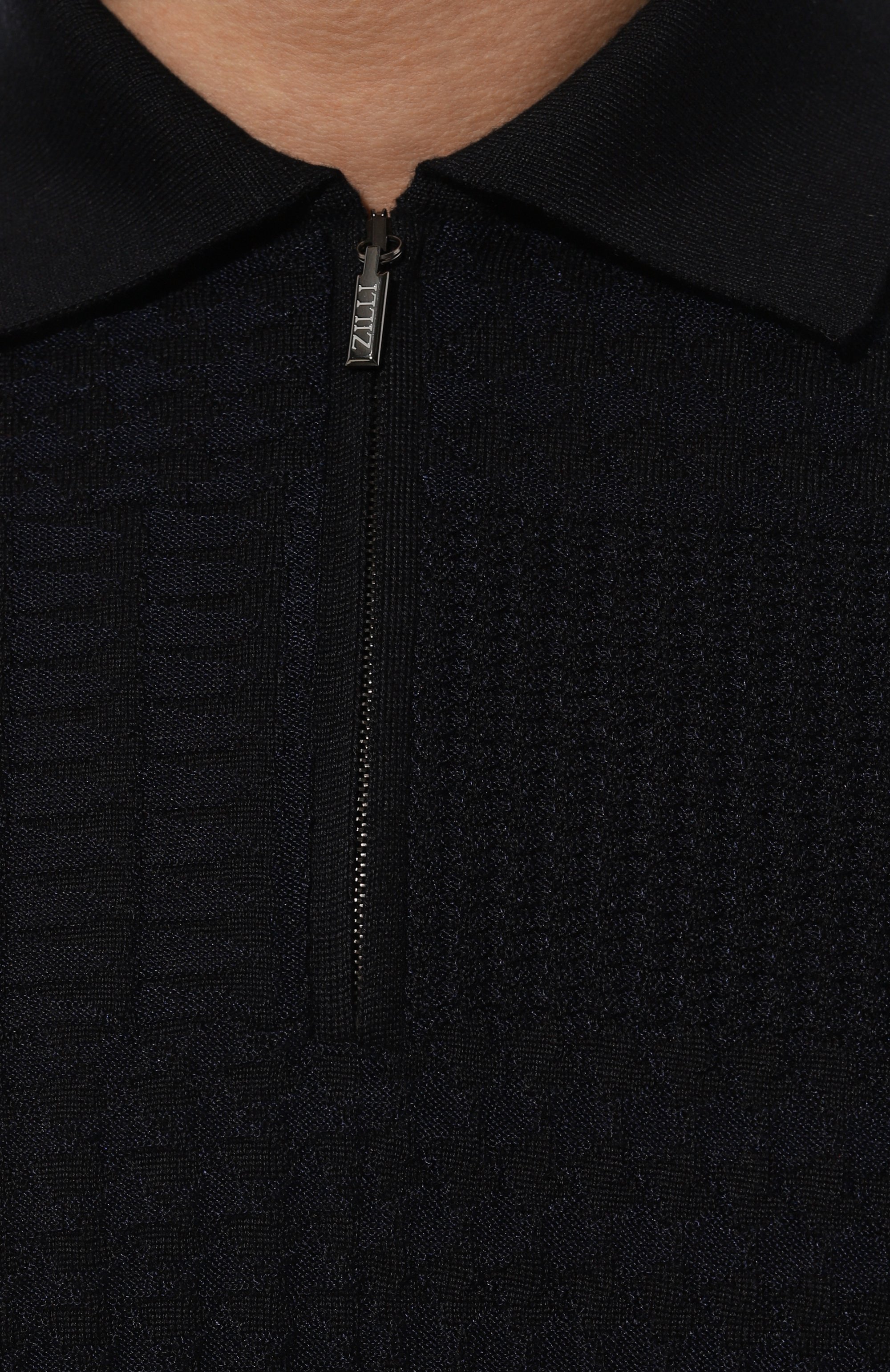 Поло из кашемира и шелка ZILLI, арт. KZP001M0330VPDG00, фото 5