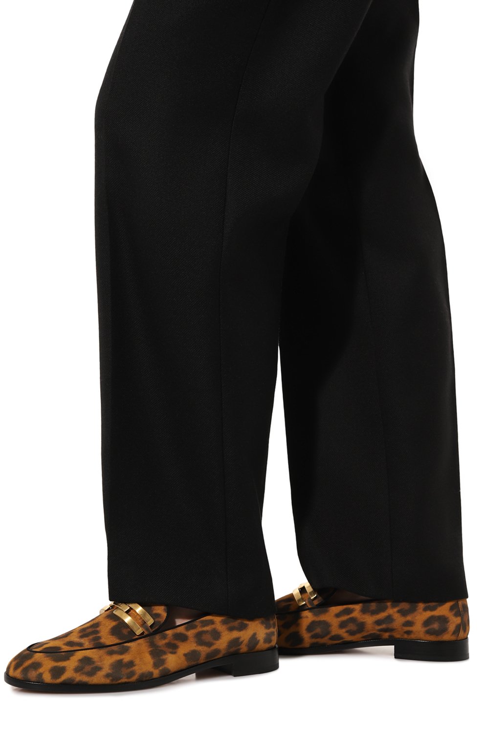 Замшевые лоферы brandi AQUAZZURA, арт. BDIFLAM0-ASG-C80, фото 3