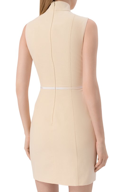 Хлопковое платье Moschino A0436/5436 Кремовый  A0436/5436 Фото 3
