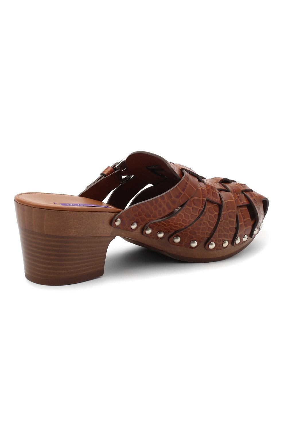 Кожаные сабо RALPH LAUREN, арт. 800818977, фото 4