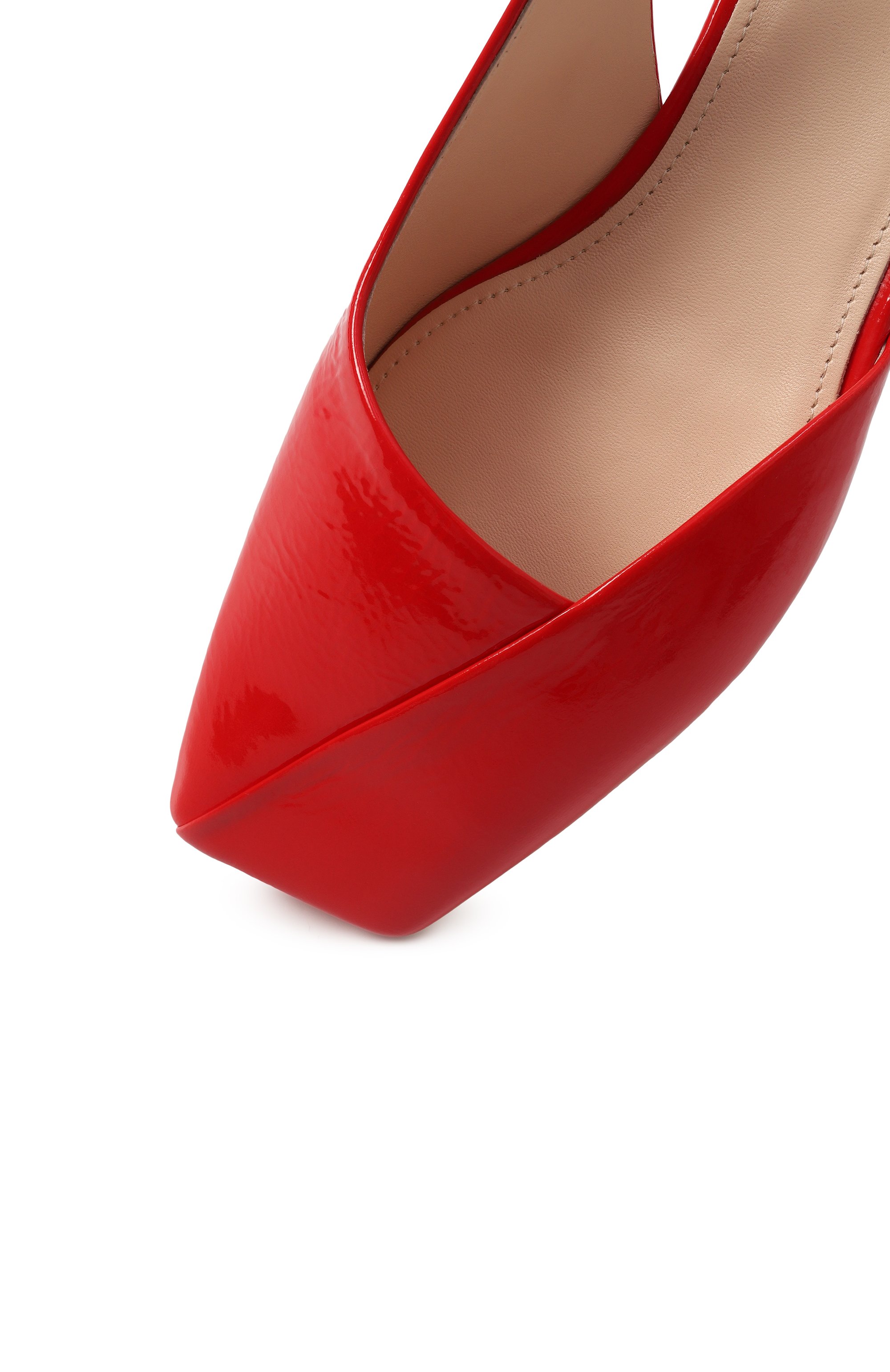 Кожаные балетки rina AGL красного цвета по цене 37700 руб., арт. D550002PC/PLUME, фото 7 Кожаные балетки rina AGL, арт. D550002PC/PLUME, фото 7