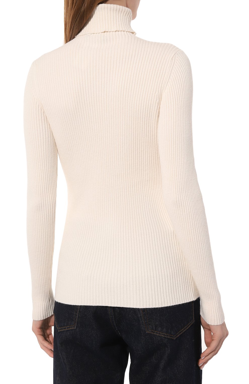 Водолазка PIETRO BRUNELLI кремового цвета по цене 15100 руб., арт. MAM080/VIM038, фото 4 Водолазка PIETRO BRUNELLI, арт. MAM080/VIM038, фото 4