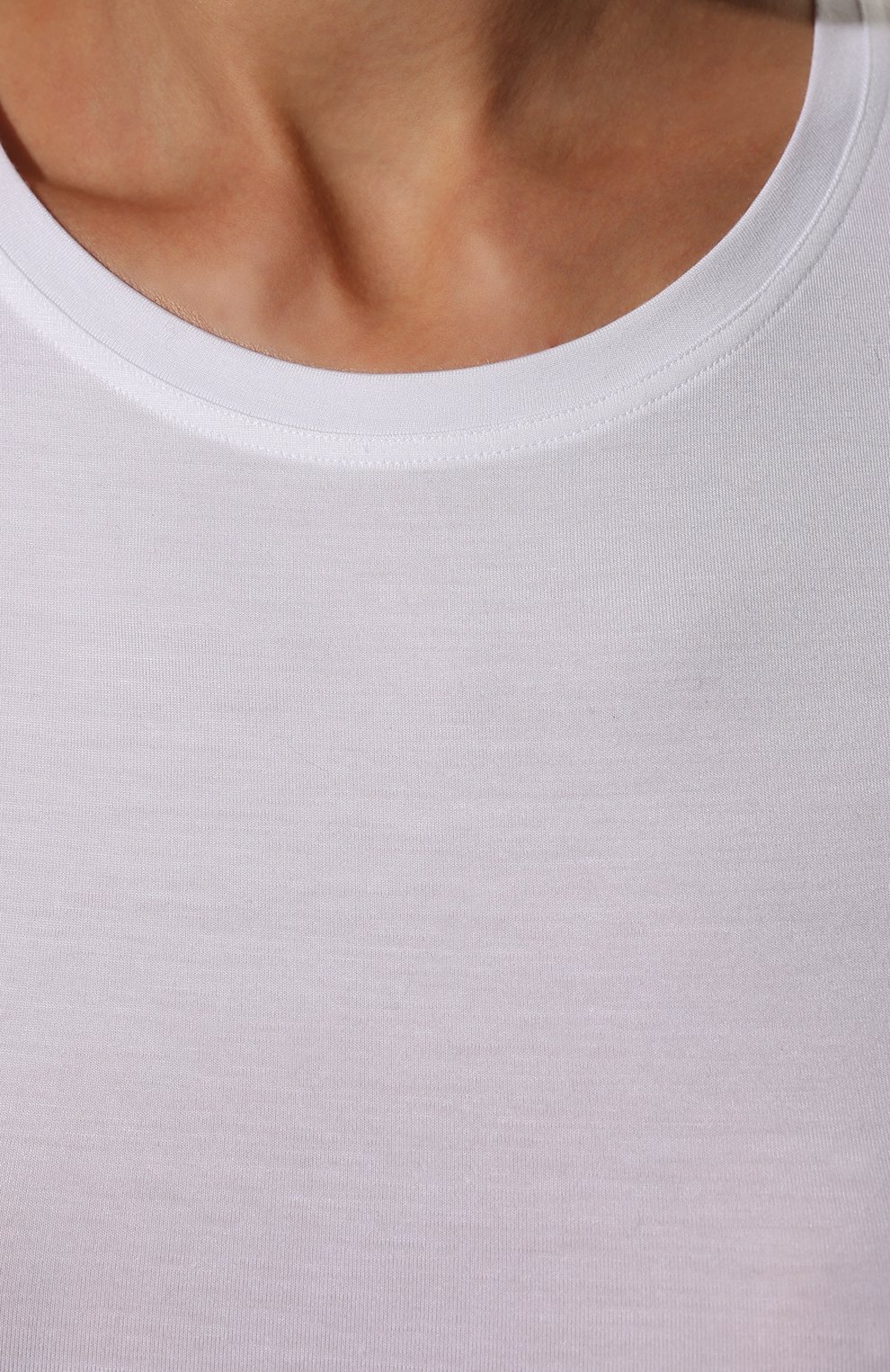 Футболка ZIMMERLI белого цвета по цене 10900 руб., арт. 700-3450, фото 5 Футболка ZIMMERLI, арт. 700-3450, фото 5