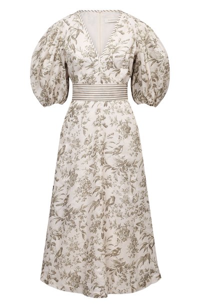 Женское льняное платье ZIMMERMANN, арт. 1196DRB0T