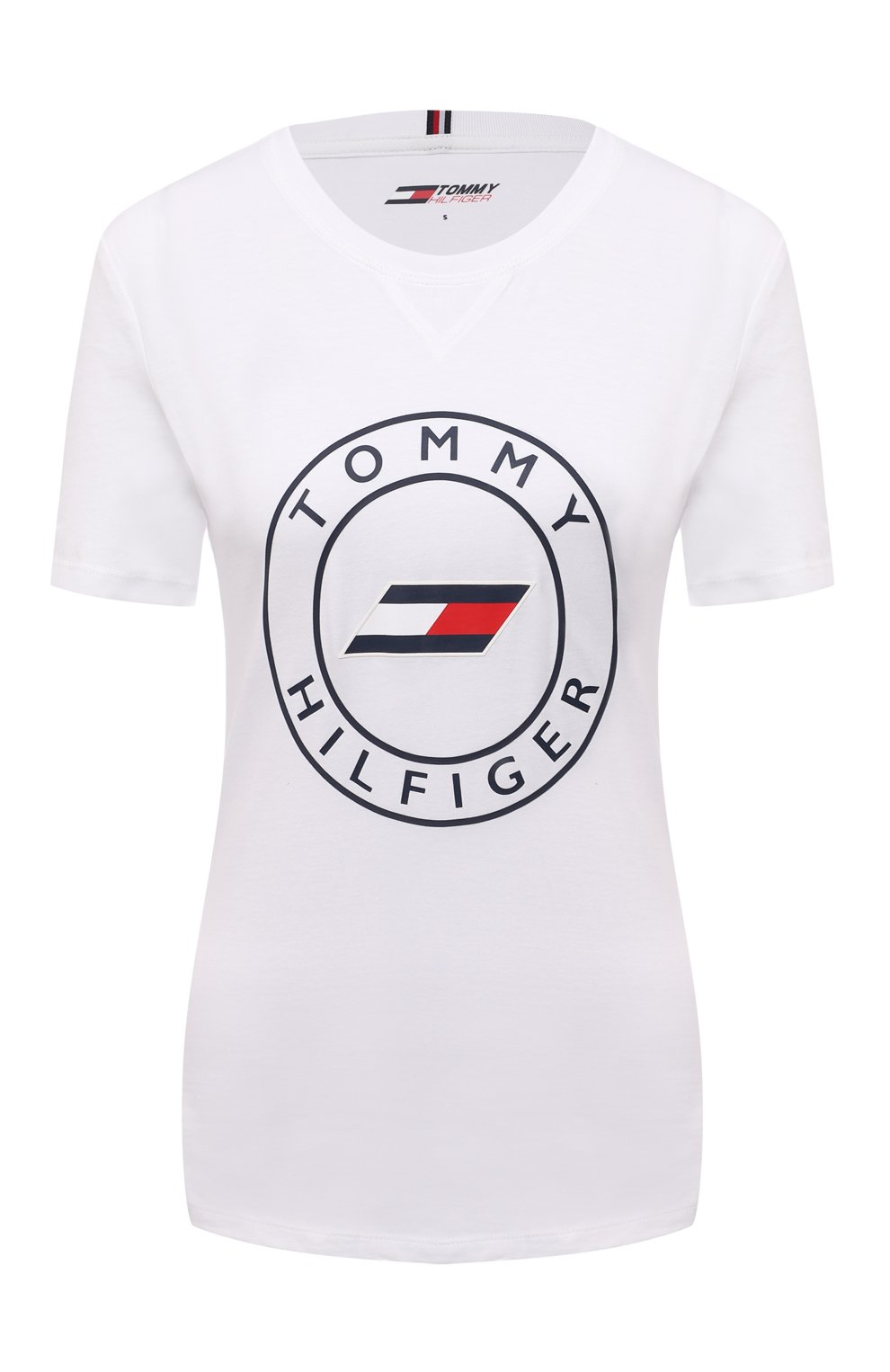 Хлопковая футболка TOMMY HILFIGER, арт. S10S101046, фото 1