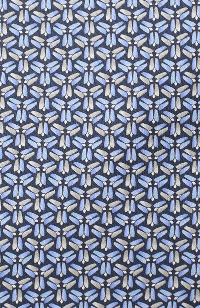 Шелковый галстук LANVIN голубого цвета по цене 9440 руб., арт. 2855/TIE, фото 3 Шелковый галстук LANVIN, арт. 2855/TIE, фото 3