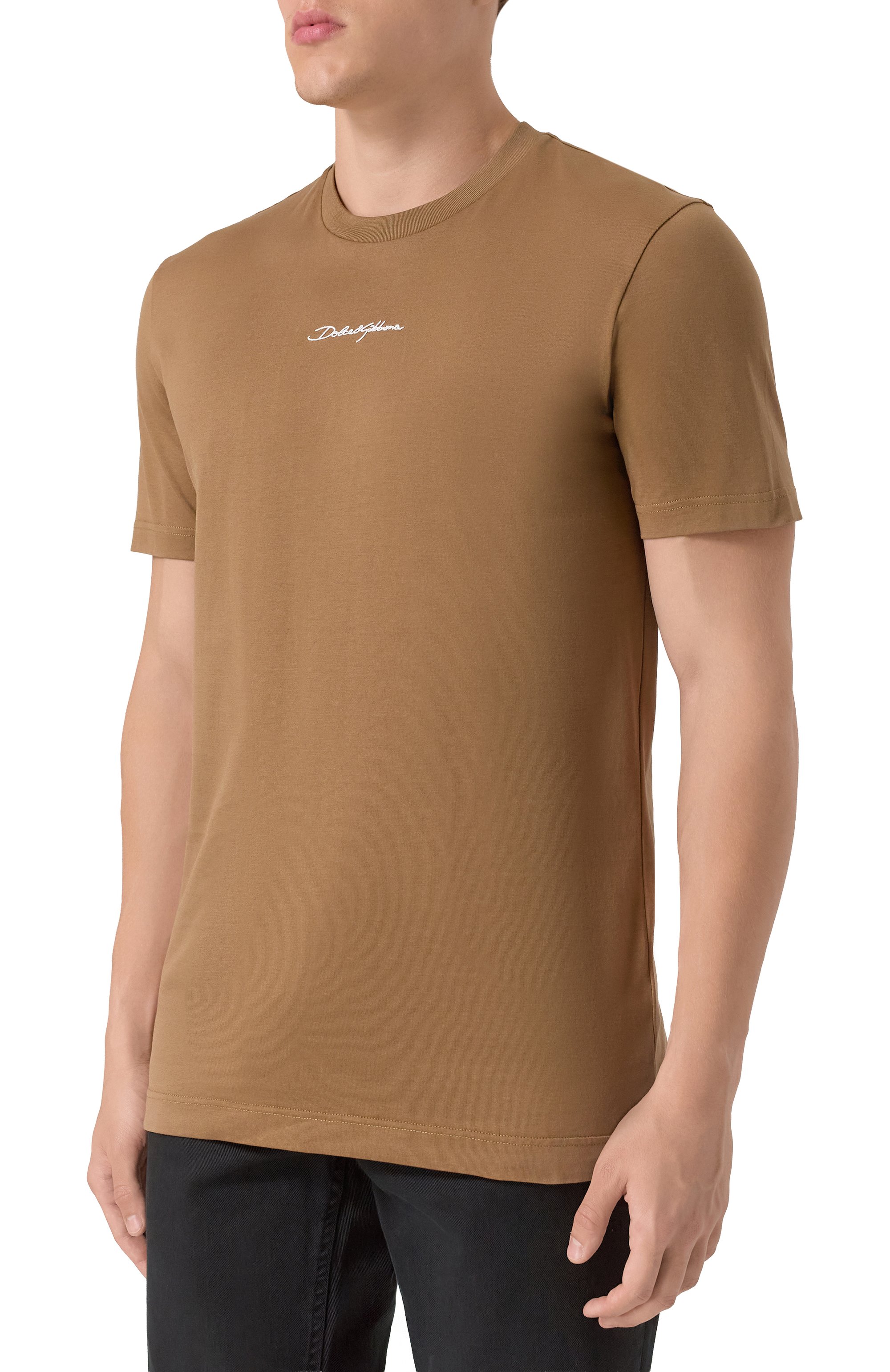 Хлопковая футболка DOLCE & GABBANA, арт. G8RN8Z/G7NUB, фото 3