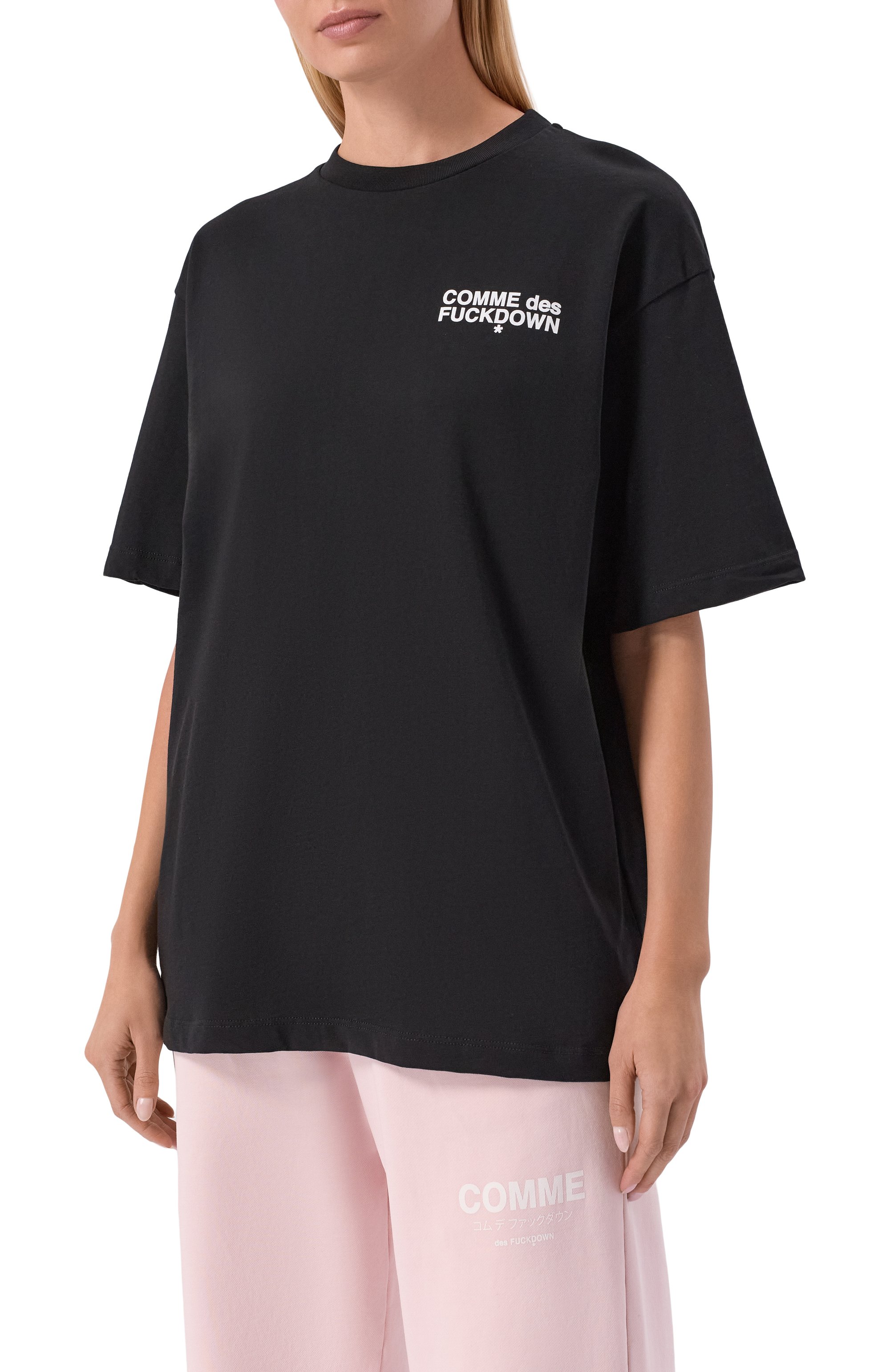 Хлопковая футболка COMME DES FUCKDOWN, арт. CFABW01665, фото 3