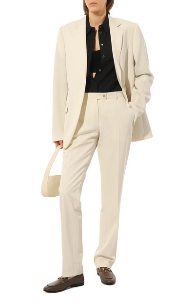 Кожаные лоферы GUCCI, арт. 678003 UHR20, фото 2