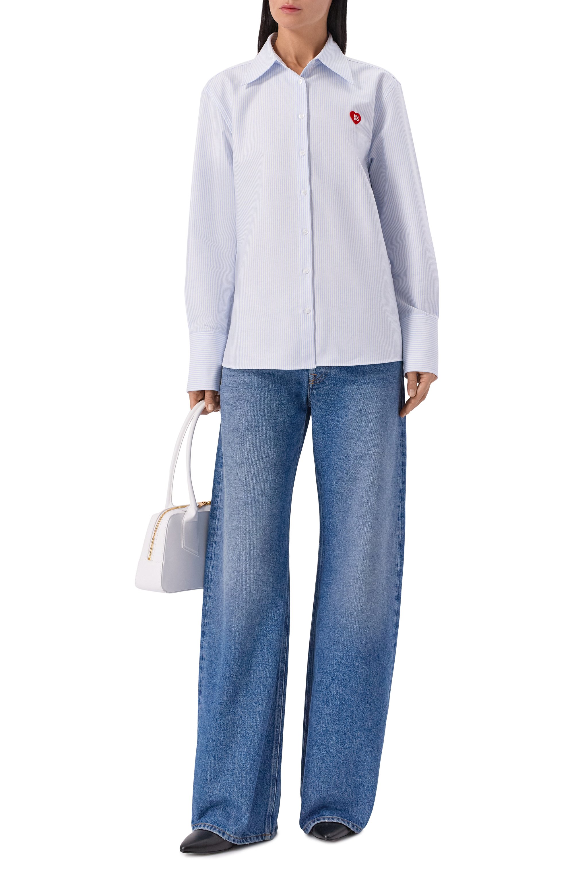 Хлопковая рубашка HUGO, арт. 50556370, фото 2