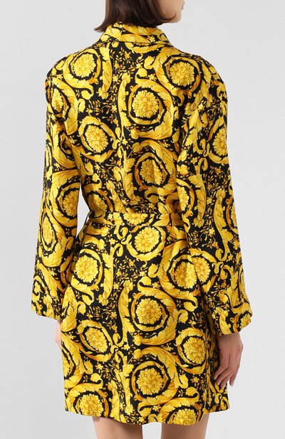 Шелковый халат VERSACE, арт. AUD05062/A232999, фото 4
