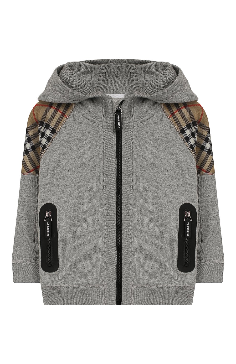 Хлопковый кардиган с капюшоном BURBERRY, арт. 8011053, фото 1