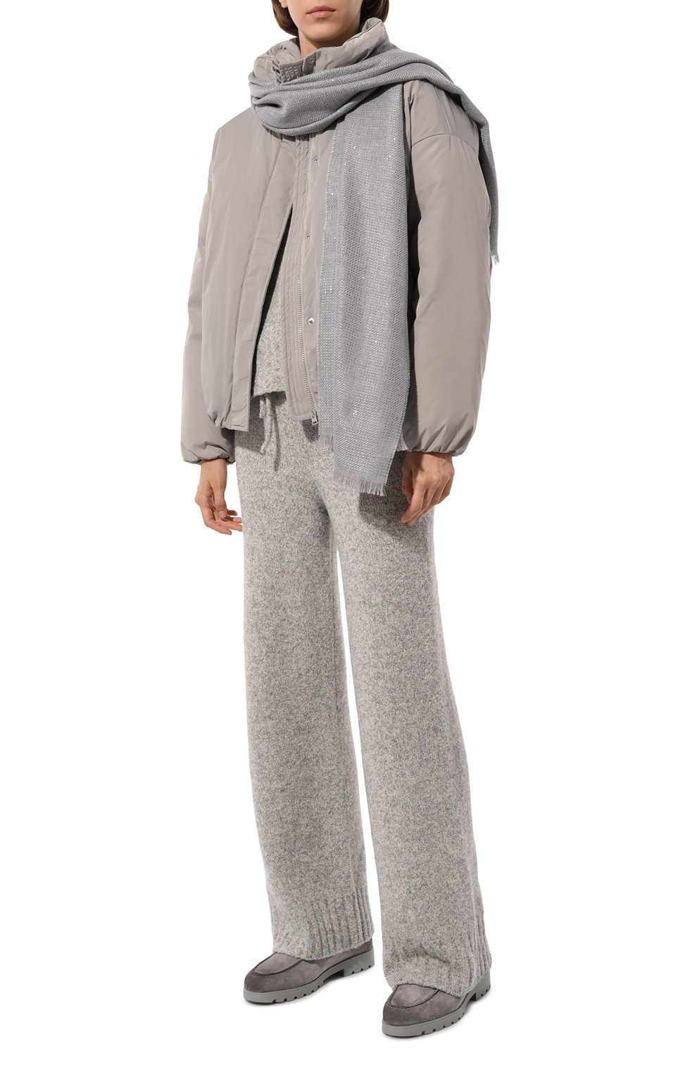 Шерстяной шарф LORENA ANTONIAZZI, арт. A24300SP08A/9999, фото 3