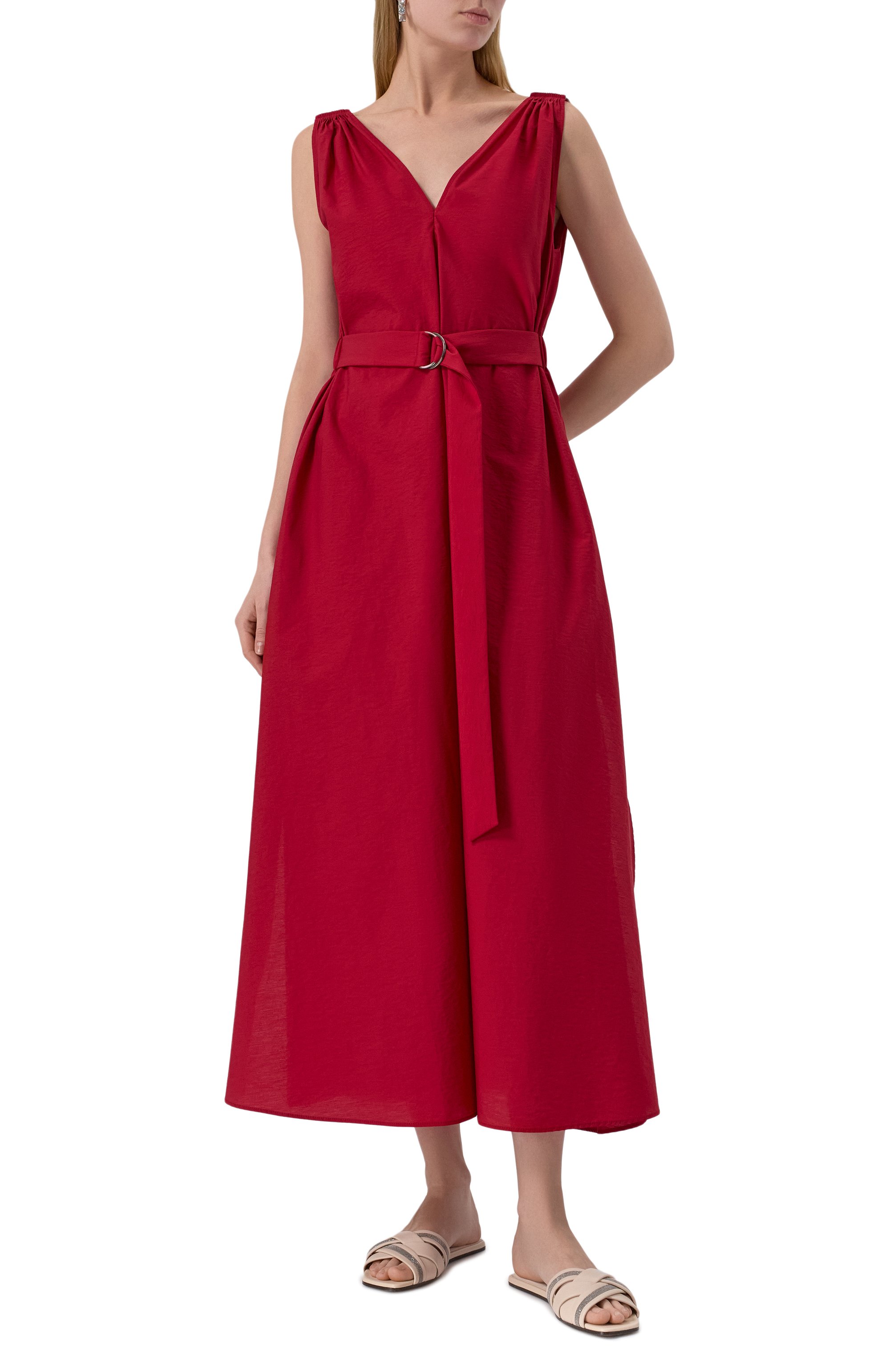 Хлопковое платье BRUNELLO CUCINELLI, арт. M0F79A5092, фото 3