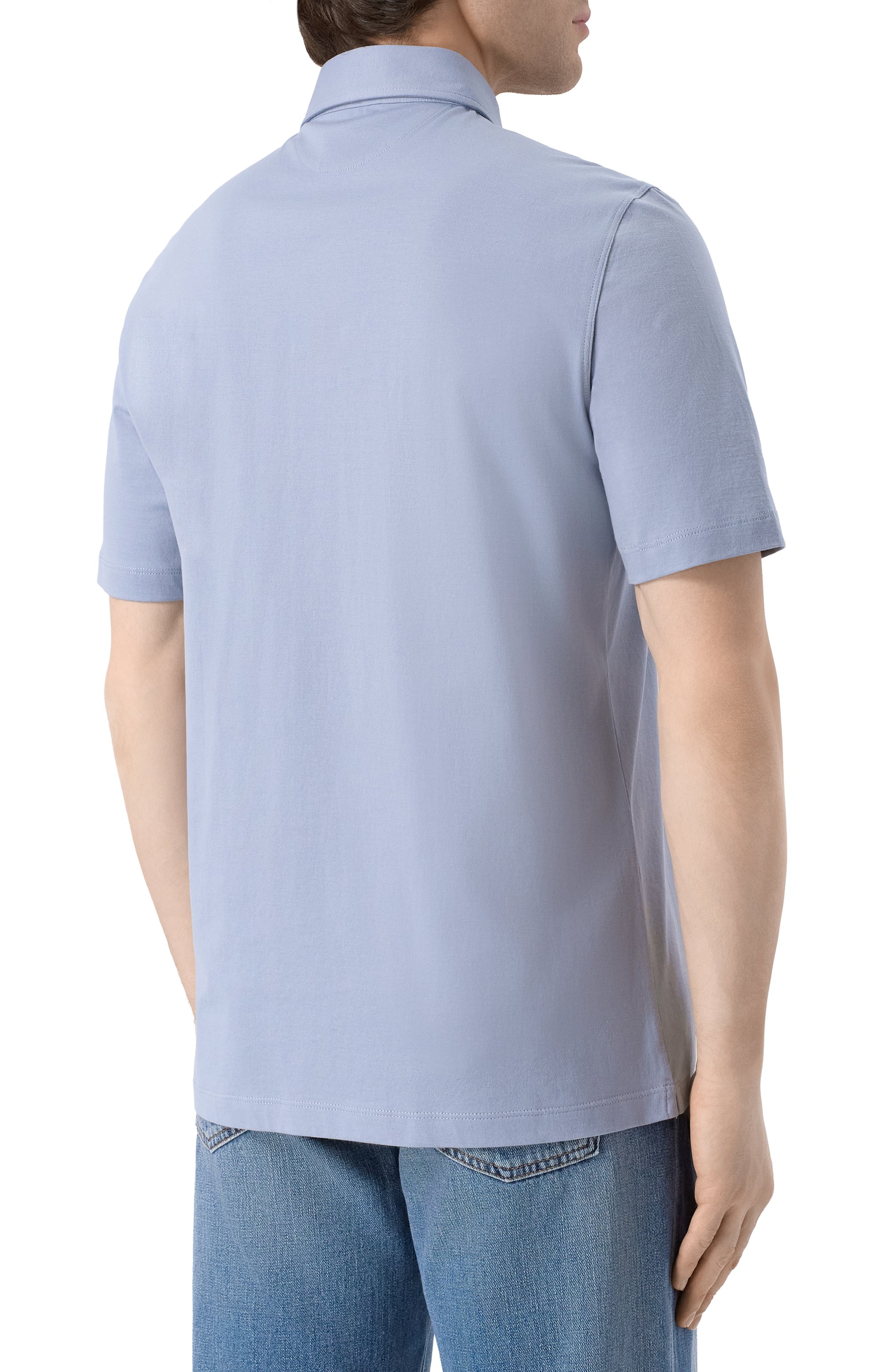 Хлопковое поло BRUNELLO CUCINELLI, арт. M0B133915, фото 4