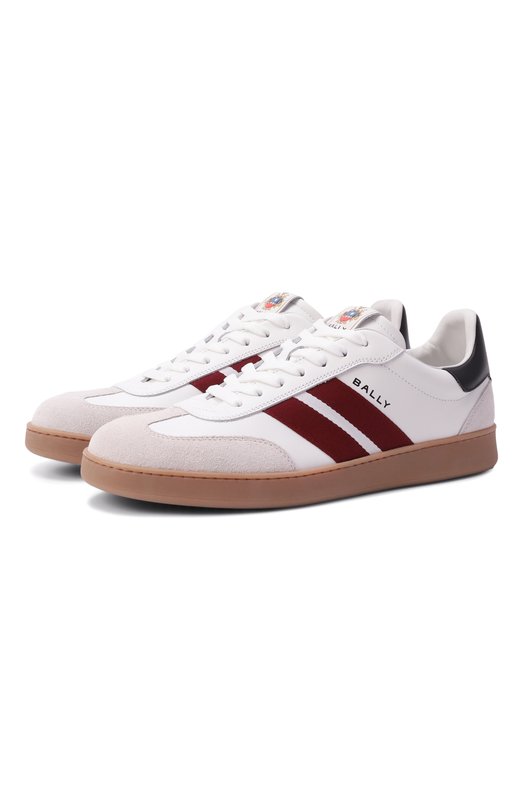 Комбинированные кеды Retro Crest Bally MSK0F7/VT012 Белый MSK0F7/VT012