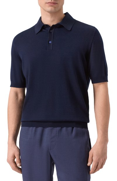 Поло из шелка и хлопка MVST, арт. M26.CSM.K424/C0TT0N/SILK, фото 3