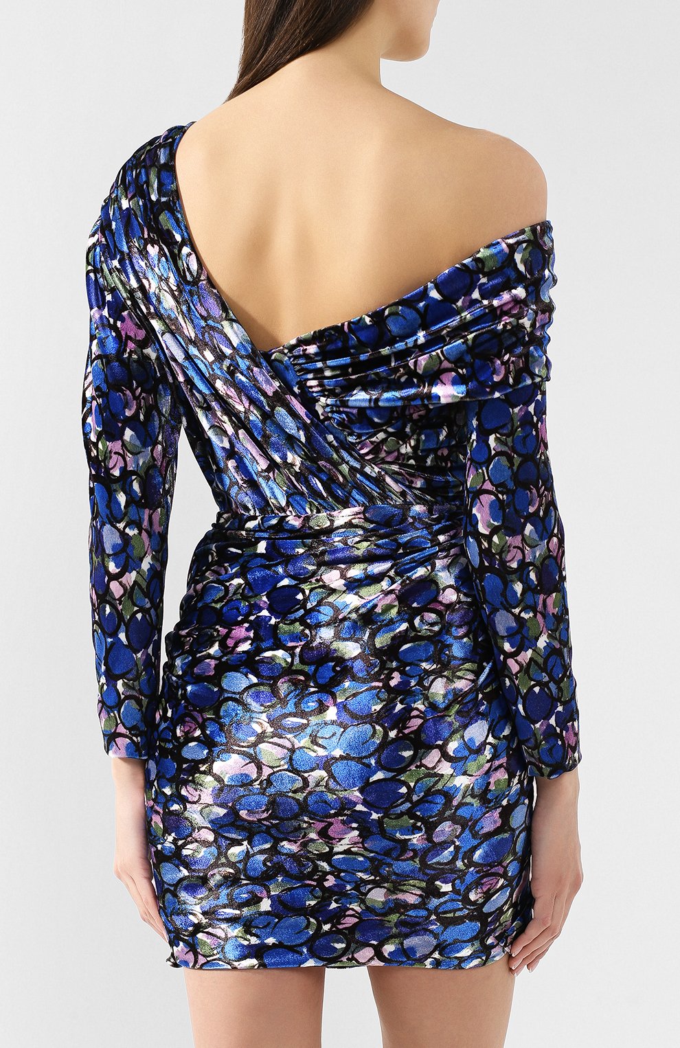 Бархатное платье BALENCIAGA, арт. 556555/TDL73, фото 4