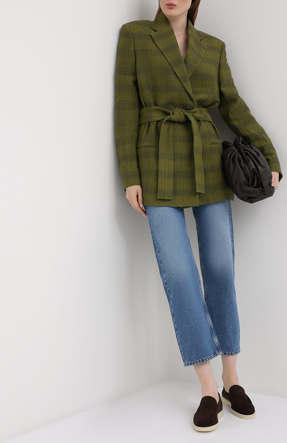 Замшевые лоферы summer walk LORO PIANA, арт. FAI1392, фото 2