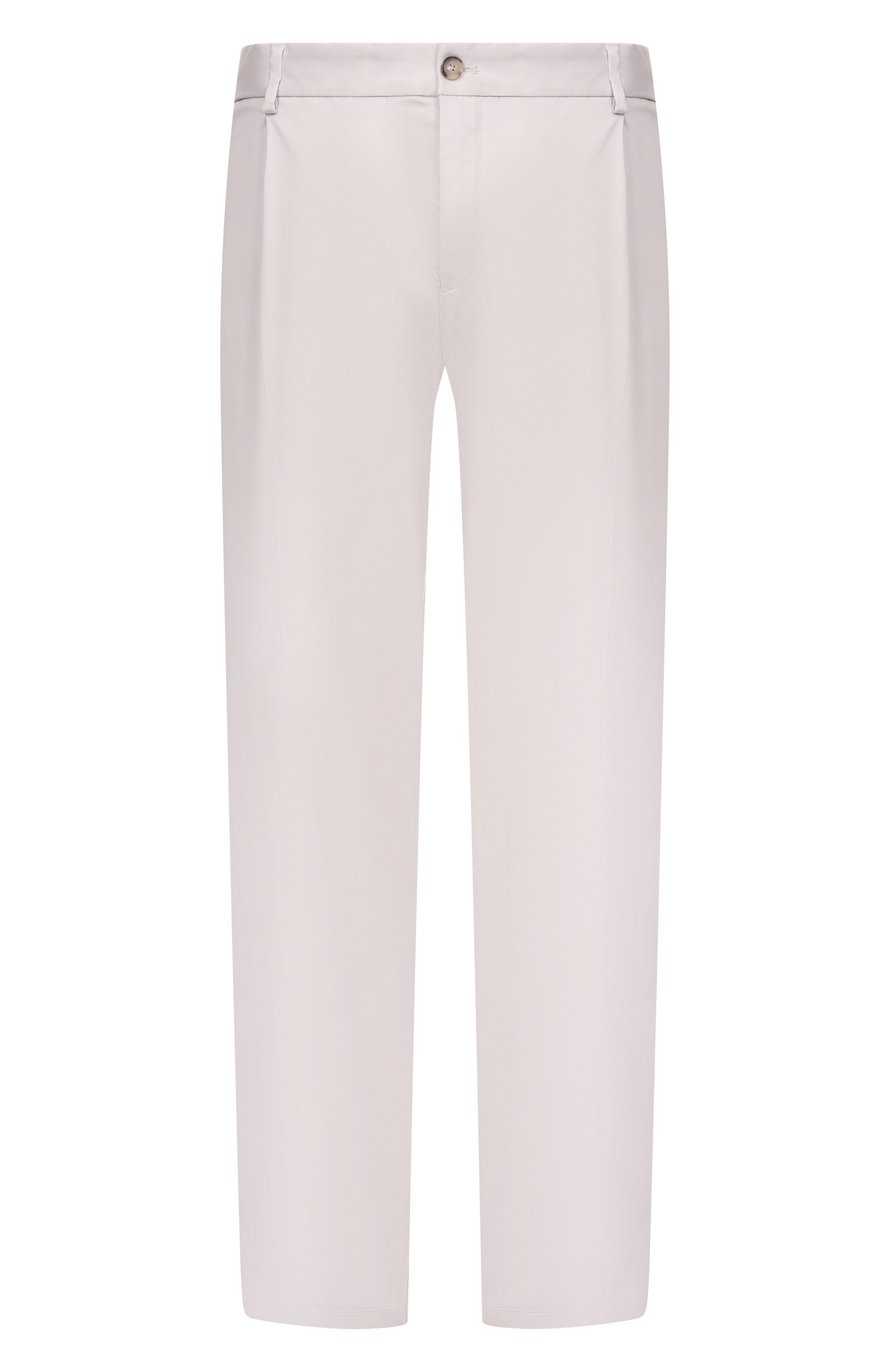 Брюки из лиоцелла и хлопка PAUL&SHARK светло-серого цвета по цене 37550 руб., арт. 26414017_001, фото 1 Брюки из лиоцелла и хлопка PAUL&SHARK, арт. 26414017_001, фото 1