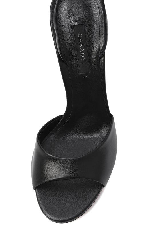 Кожаные босоножки Blade Casadei 1L413B100M/C1155 Чёрный  1L413B100M/C1155 Фото 6