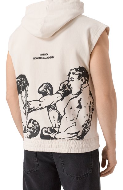 Хлопковое худи HUGO, арт. 50542433, фото 4