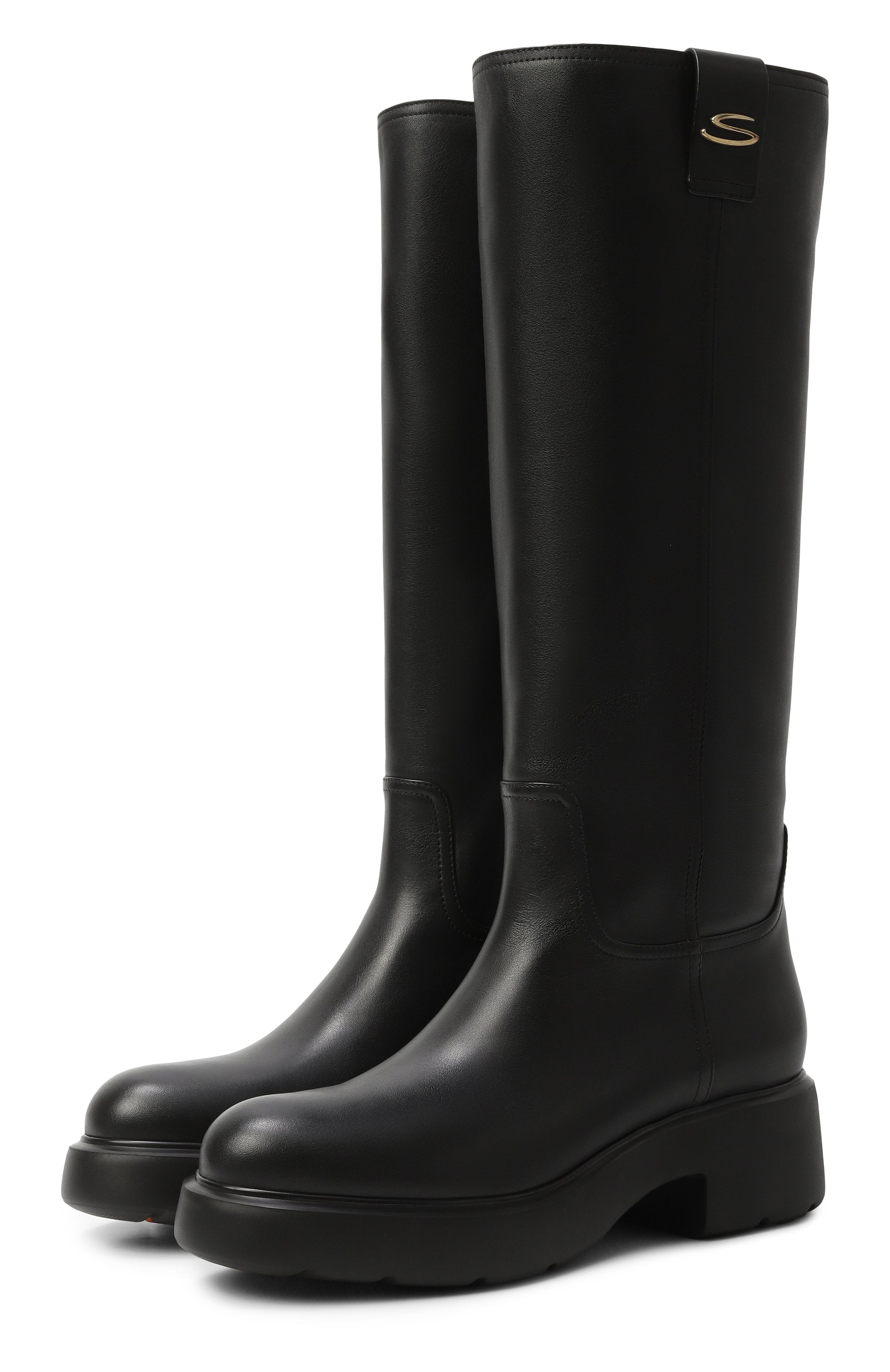 Кожаные сапоги SANTONI, арт. WSEG71747SM0NVRF, фото 1