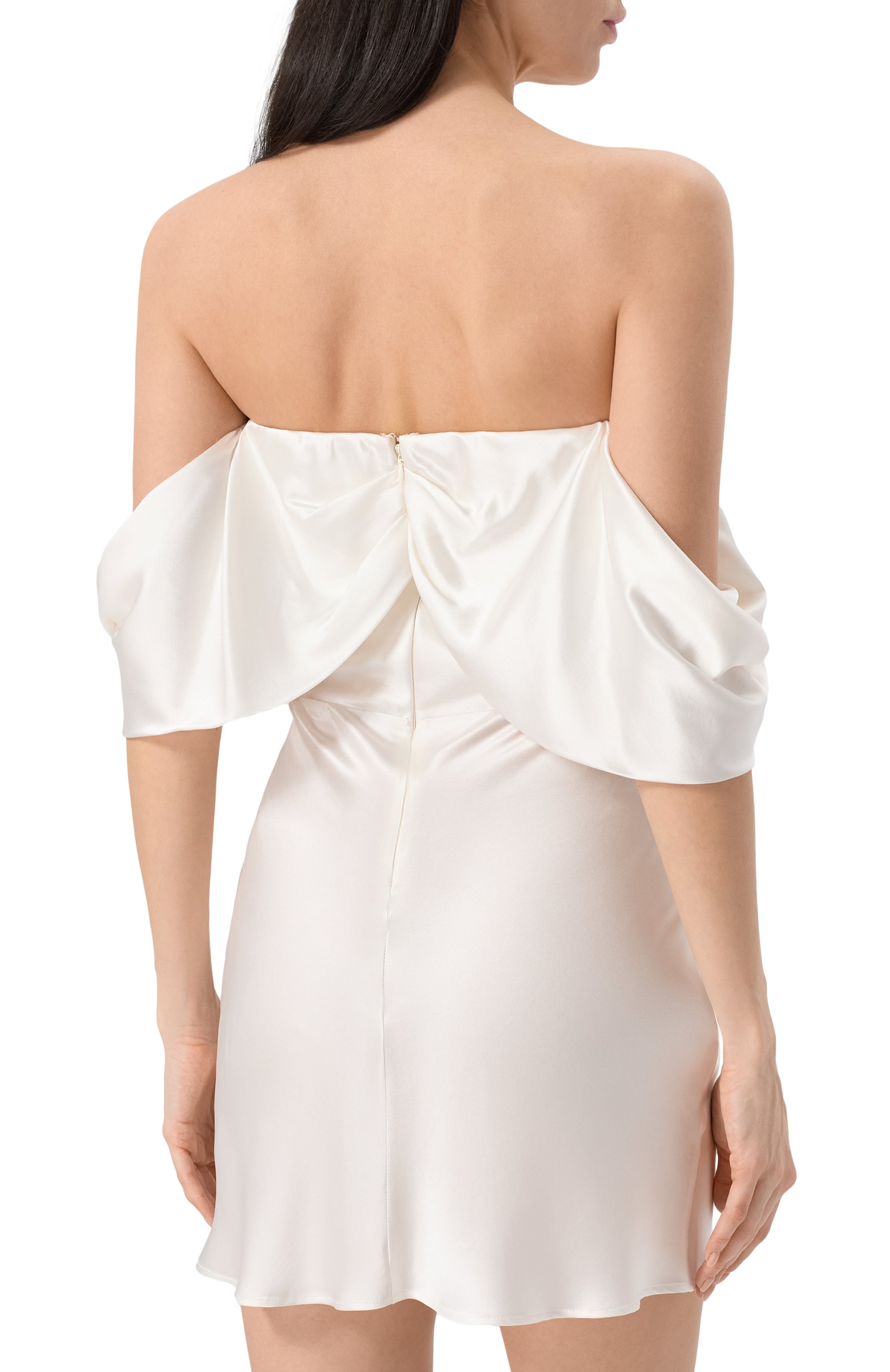 Атласное платье GIUSEPPE DI MORABITO, арт. 04SSDR468 04422, фото 4