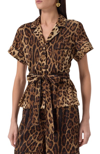 Атласная блузка DOLCE & GABBANA, арт. F5G67T/FSAXY, фото 3