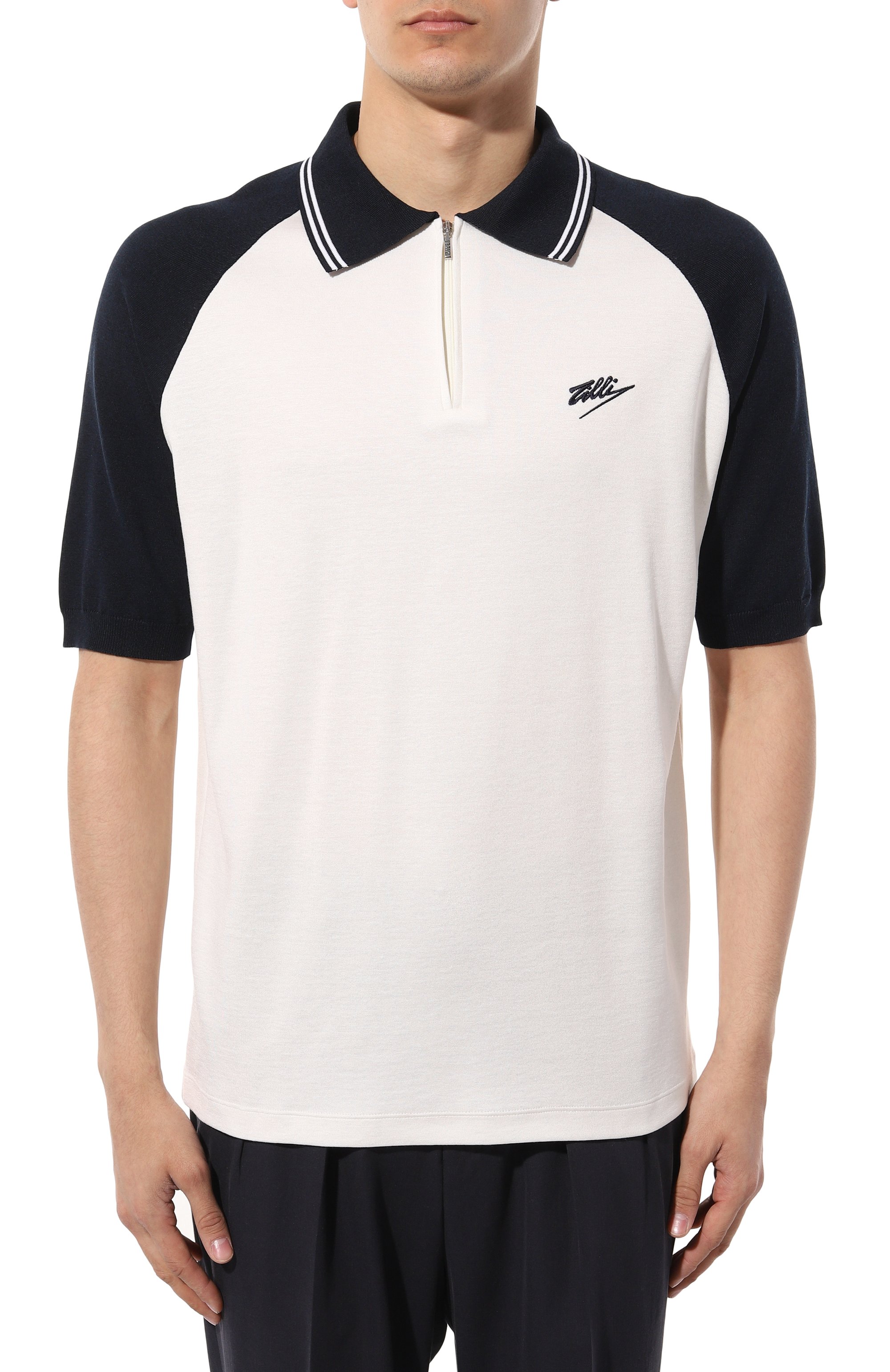 Поло из хлопка и шелка ZILLI, арт. KZP004M0142VSTA00, фото 3