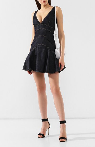 Джинсовое платье DSQUARED2 синего цвета по цене 29950 руб., арт. S75CV0021/S30330, фото 2 Джинсовое платье DSQUARED2, арт. S75CV0021/S30330, фото 2