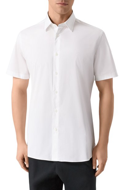 Хлопковая рубашка BURBERRY, арт. 8079594, фото 3