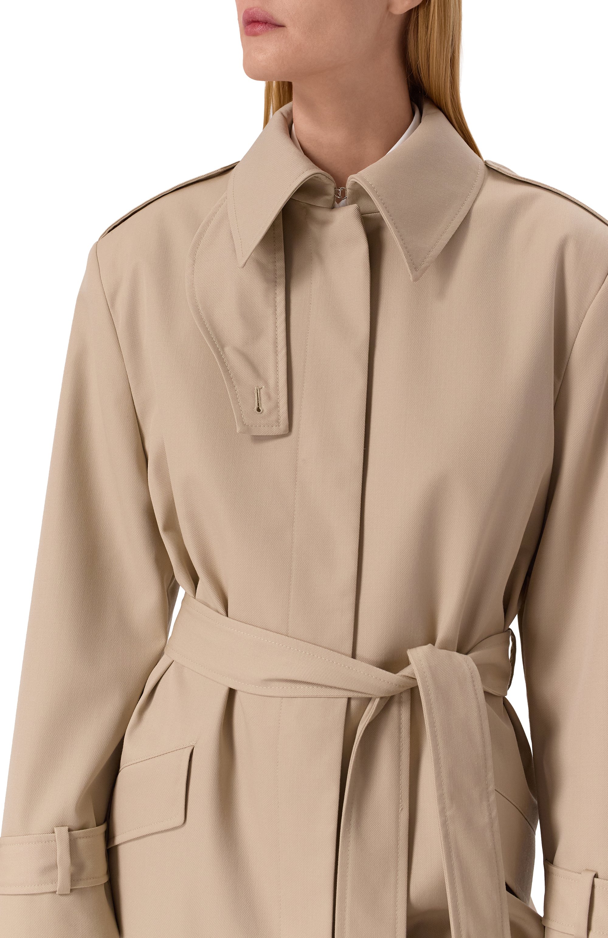 Шерстяной плащ BOSS, арт. 50543198, фото 5