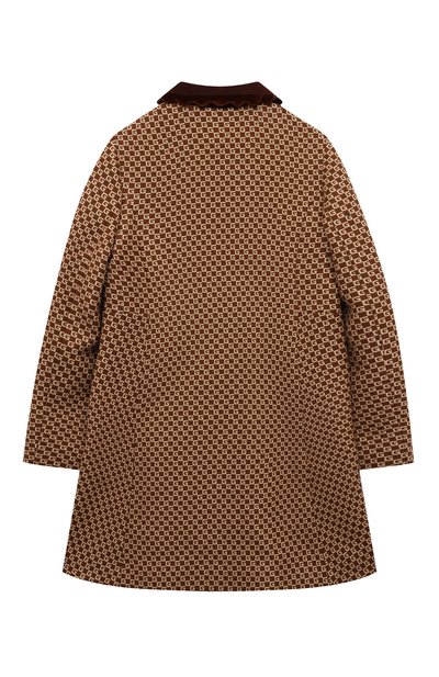Шерстяное пальто GUCCI коричневого цвета по цене 151000 руб., арт. 629446 XWALI, фото 2 Шерстяное пальто GUCCI, арт. 629446 XWALI, фото 2