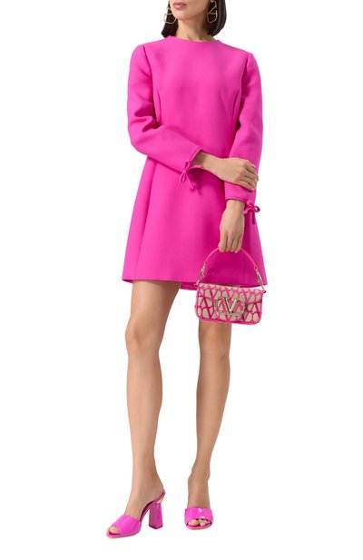 Платье из шерсти и шелка VALENTINO, арт. 5B3VA9S71CF, фото 2