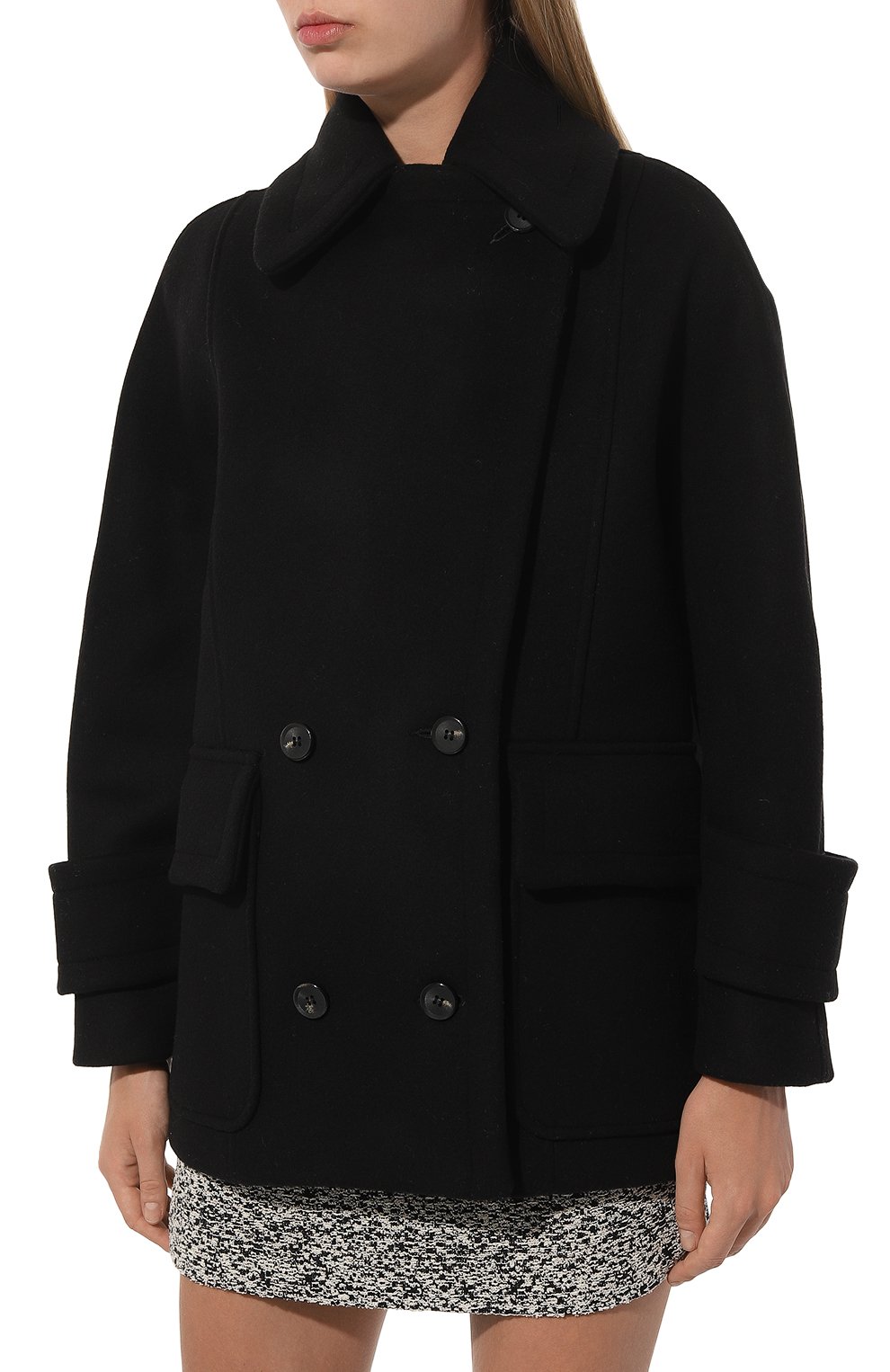 Шерстяное пальто LUDA NIKISHINA, арт. CT/KATE/AW23/black, фото 3