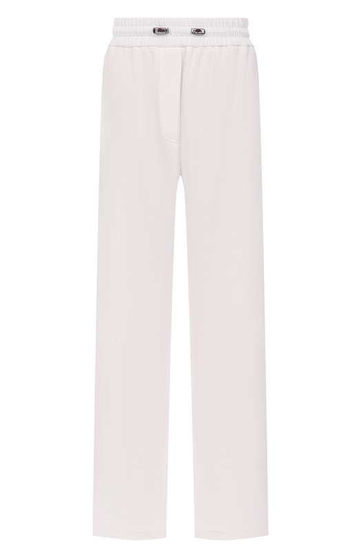 Хлопковые брюки Brunello Cucinelli MG927VD299 Белый MG927VD299
