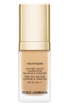 Матирующее тональное средство-флюид velvetskin, оттенок cream 210 (30ml) DOLCE & GABBANA  цвета, арт. 3423222041557 | Фото 1 (SPF фильтр: Средний (25-30); Региональные ограничения белый спи�сок (Axapta Mercury): Не проставлено; Финишное покрытие: Матовый; Нос: Не проставлено)