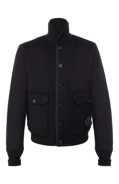 Кашемировый бомбер на пуговицах с воротником-стойкой DOLCE & GABBANA, арт. G9LK6Z/FU2AX/CYAC, фото 1